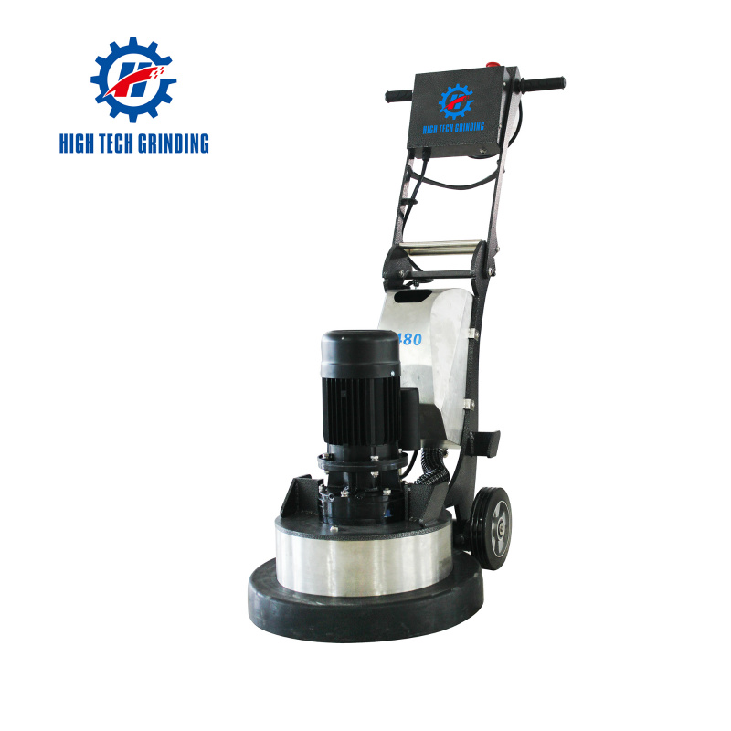 Walk-behind angle floor grinder machine