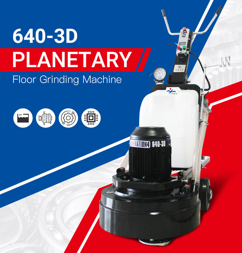 640-3D Industrial floor grinding equipment