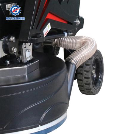 Propane-powered floor grind and polish machine